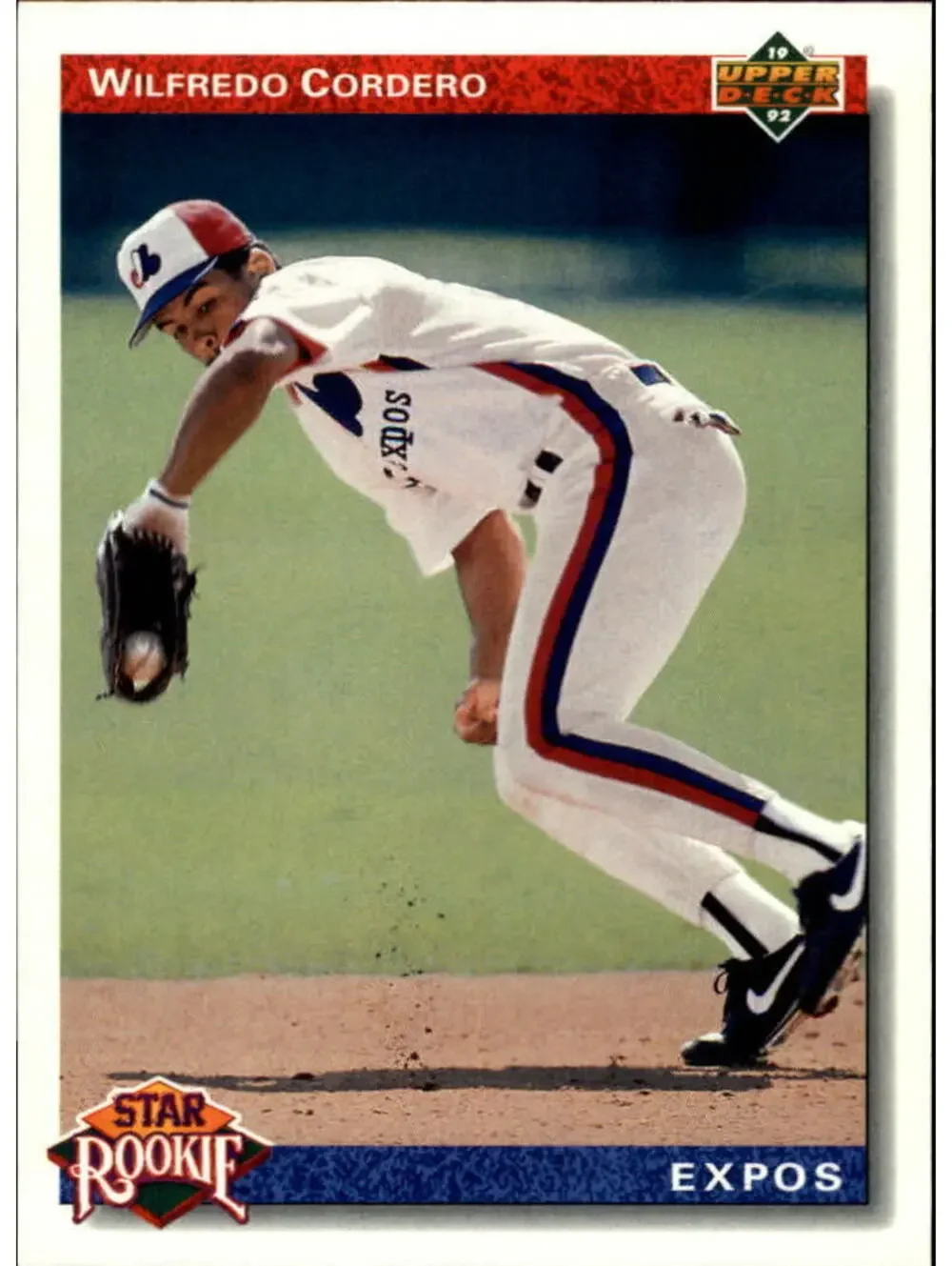 Wil Cordero 1992 Upper Deck MLB #16 Star Rookies Baseball Card Montreal Expos